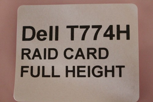 T774H Dell PERC 6i SAS/SATA PCI-E RAID Controller Card 0T774H Full Height Card - Picture 7 of 7