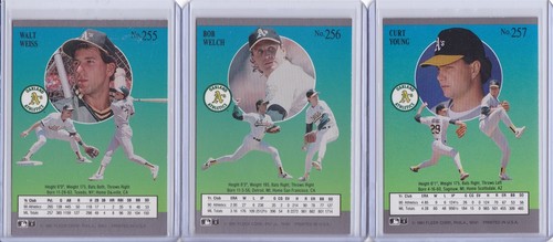 Oakland Athletics 1991 Fleer Ultra Baseball Team Set 15 Cards - Picture 7 of 7
