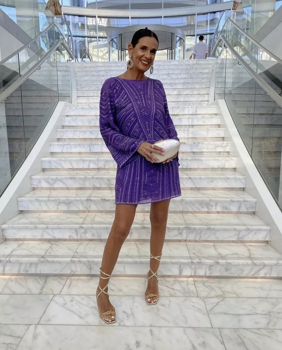 Zara dress shop purple
