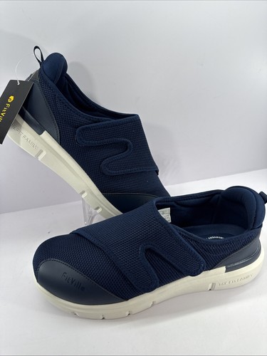 Fitville ✨Marca✨Dunkelblauer Strick✨Orthopädische✨Diabetiker Wanderschuhe✨Herren Größe 12W