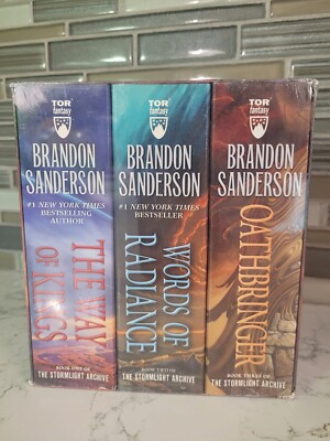 New & Sealed Brandon Sanderson Box Set THE STORMLIGHT ARCHIVE pbs