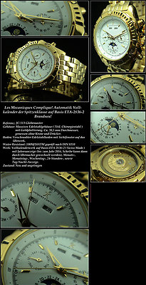 Jacques Cantani Automatic Watch, BASIS Swiss Made ETA 2836 with Calendar Module