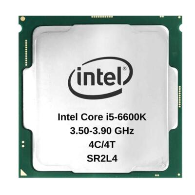 Intel Core i5-6600K - 4x 3,50-3,90 GHz Quad-Core CPU Prozessor SR2L4 Sockel 1151