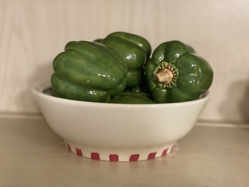 McNees Original Ceramic Peppers Bowl Vegetable Veggies Kitchen Garden 5010 Decor - Picture 6 of 8