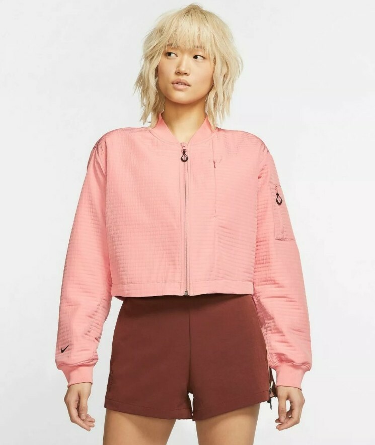 SACAI X NIKE Nike Sportswear Tech Pack City Ready Bomber Giacca Rosa Quarzo BV4741 606 Taglia XS