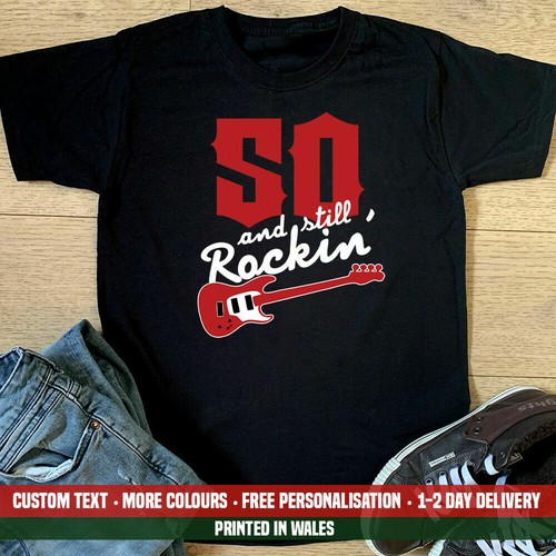 50 And Still Rockin T-shirt Rock N Roll 