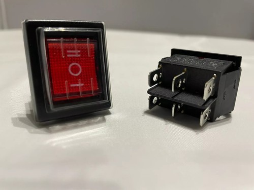 Makita Vacuum SWITCH Cleaner Illuminated Red Switch On Off + Dust Cover - Picture 19 of 24