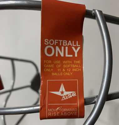 All Star Fastpitch Softball Gesichtsschutz | Silber | Für BH3000 & BH3010 Helme
