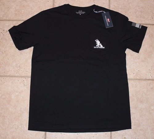 NWT Vineyard Vines Mens Small Black SS K9 for Warriors T-Shirt - LAST ONE! - 第 4/6 張圖片