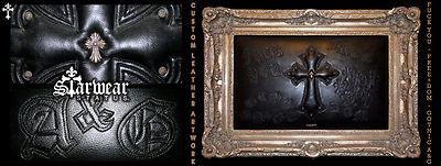 Chrome Hearts x Amal Guessous Leather Tooled Embossed Artwork