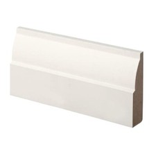 18x68mm - 2.2m Ovolo MDF Primed Architrave - Minimum Order Of 20 Lengths