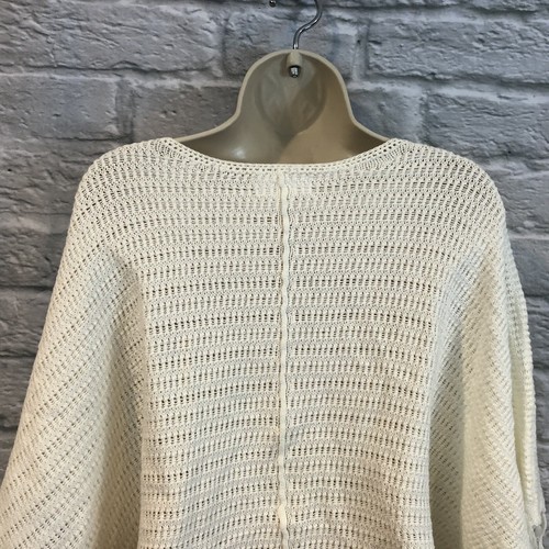 NWT Velvet by Graham & Spencer XS/S Ashlie White Crochet Knit Fringe Sweater Top - 第 5/12 張圖片