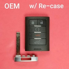 Nbg009768t - Re-cased Unlocked Oem Cadillac Srx Smart Key Keyless Prox 5b Hatch Nbg009768t - Re-cased Unlocked Oem Cadillac Srx Smart Key Keyless Prox 5b Hatch