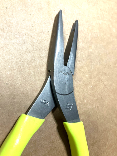 Nuevo Snap-on™ 95ACF 95ACFHV 5" largo aguja nariz alicates amarillo agarre de vinilo de alta visibilidad - Imagen 2 de 4