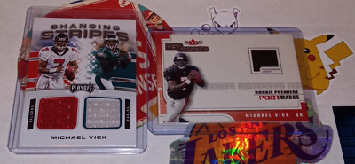 Mike Vick Sticker Michael Vick Jersey Patch Card Lot | eBay