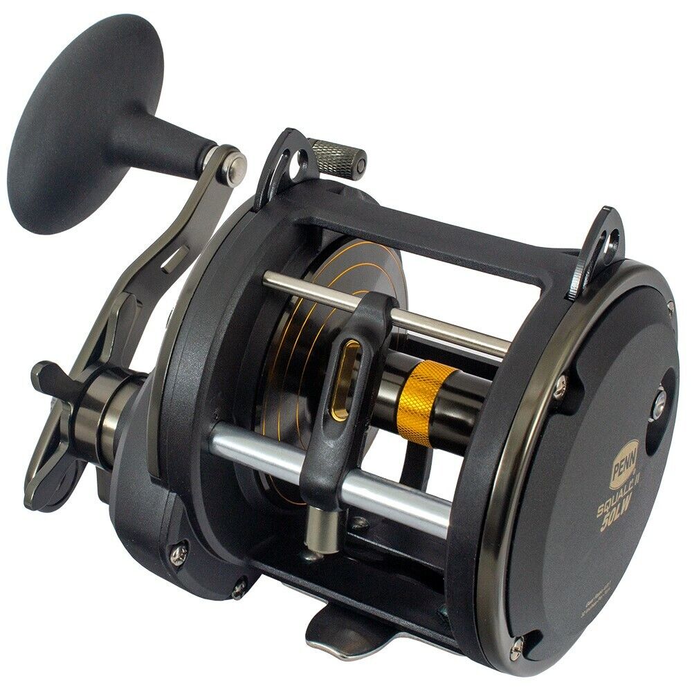 Penn SQUALL 50 Level Wind SQLII50LW Overhead Reel 50LW Penn SQUALL 50 Level Wind SQLII50LW Overhead Reel 50LW