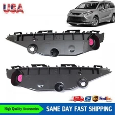 For 2021 2022 2023 Toyota Sienna Front Left & Right Bumper Brackets Set Pair