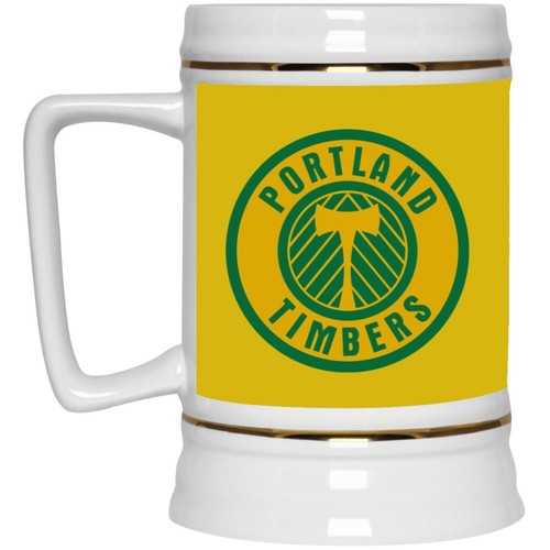 Portland Timbers Beer Stein 22 oz. Ceramic | NASL Soccer Team - Picture 5 of 5
