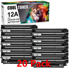 20PK Q2612A Toner Cartridge for HP Q2612A 12A LaserJet 1010 1012 1015 1018 3020