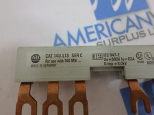 1 New Allen Bradley 140-L13 Ser C  terminal link   65A  600V  use with 140MN