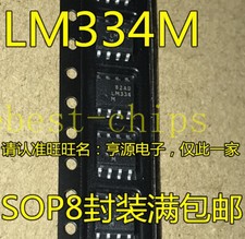 10 PCS LM334M/NOPB LM334M SOP-8 LM334 Adjustable Current Sources  #K1995