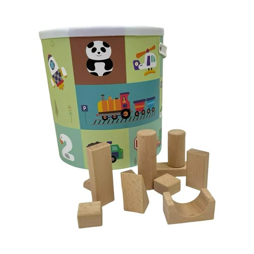 Natural Wooden Toys 52,100,102 Piece Wooden Construction Building Blocks Kids - Picture 3 of 18