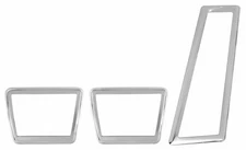 RestoParts Manual Trans 4 Speed Pedal Pad Trim Kit 1970-1972 GTO Lemans Tempest 