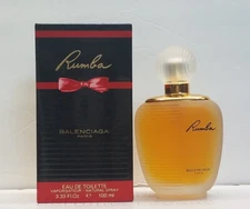 RUMBA BY BALENCIAGA FOR WOMEN 3.33 FL.OZ. EAU DETOILETTE SPRAY NEW IN BOX