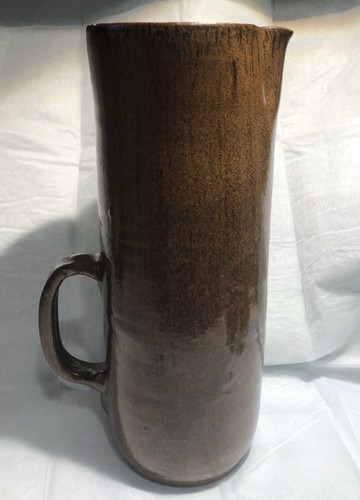 Vintage A. R. Cole Sanford North Carolina.Art Pottery Tall Beverage Pitcher - Picture 6 of 6