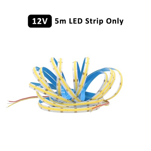 COB LED Light Strip 12V 24V 608 Diodes CCT Dimmable High Density Flexible Ribbon - Picture 21 of 30