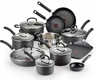 17-piece Tfal E765sh Ultimate Hard Anodized Scratch Resistant Titanium Nonstick 17-piece Tfal E765sh Ultimate Hard Anodized Scratch Resistant Titanium Nonstick