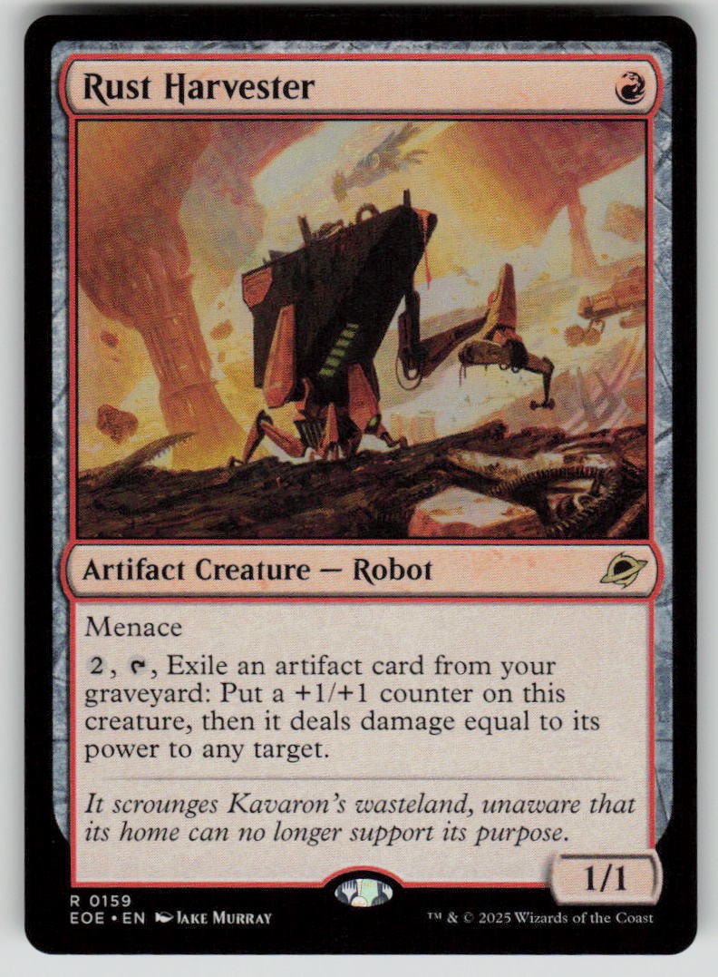 Rust Harvester Rare Edge of Eternities 159 MTG Near Mint 2025