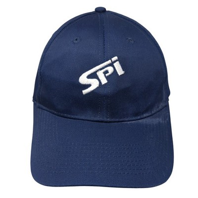 Spi Slideback Baseball Cap Blue One Size Adjustable Embroidered Port Authority