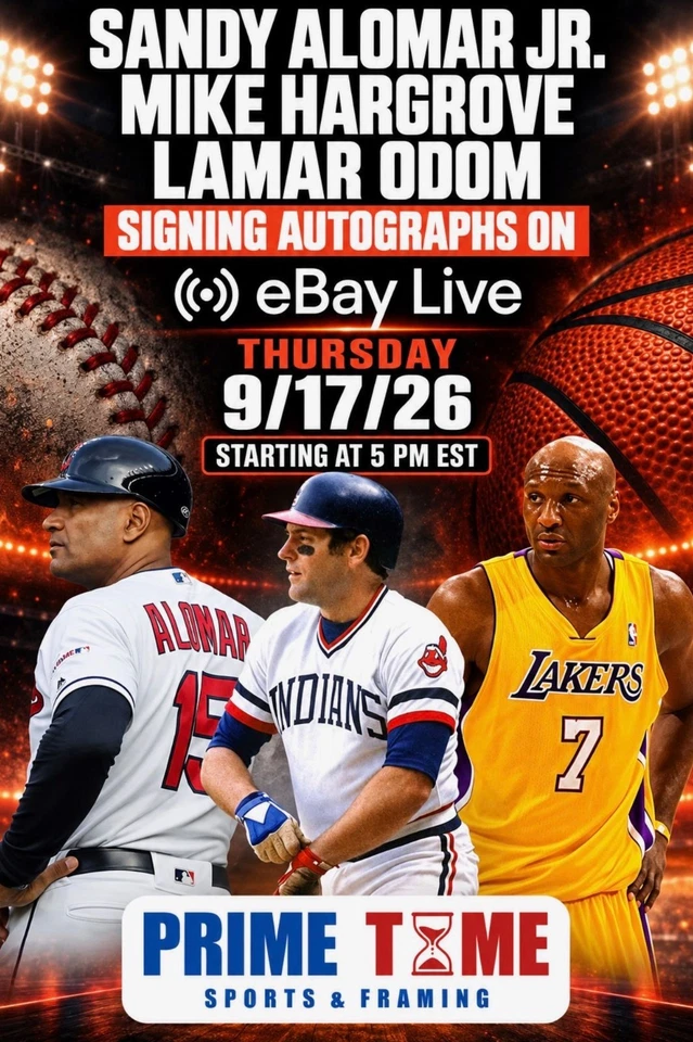 Live with Sandy Alomar, Mike Hargrove & Lamar Odom!!!