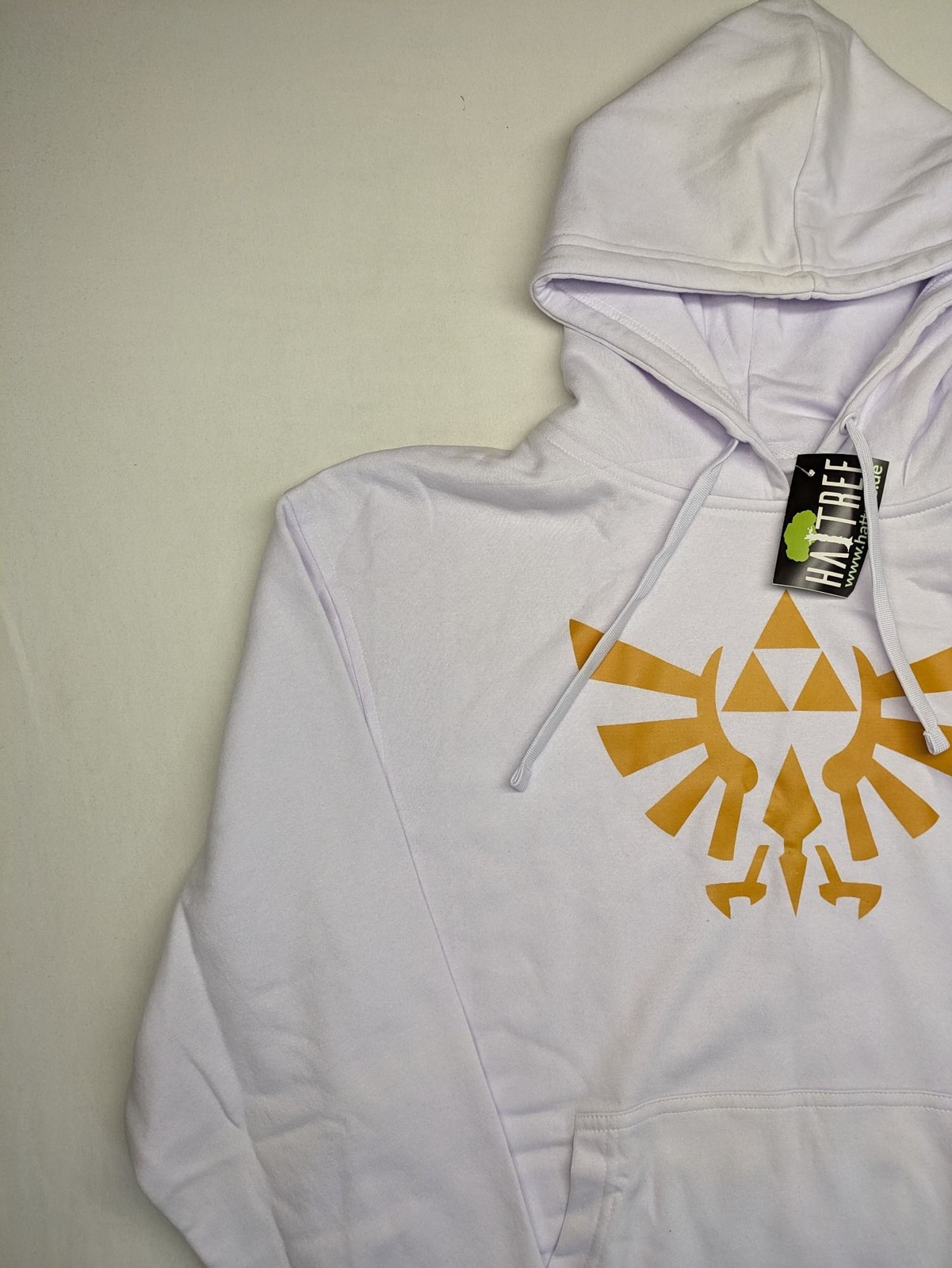 Zelda The Legend of Zelda Hoodie Hylian Crest Pullover Weiß Gold Sweatshirt image 3