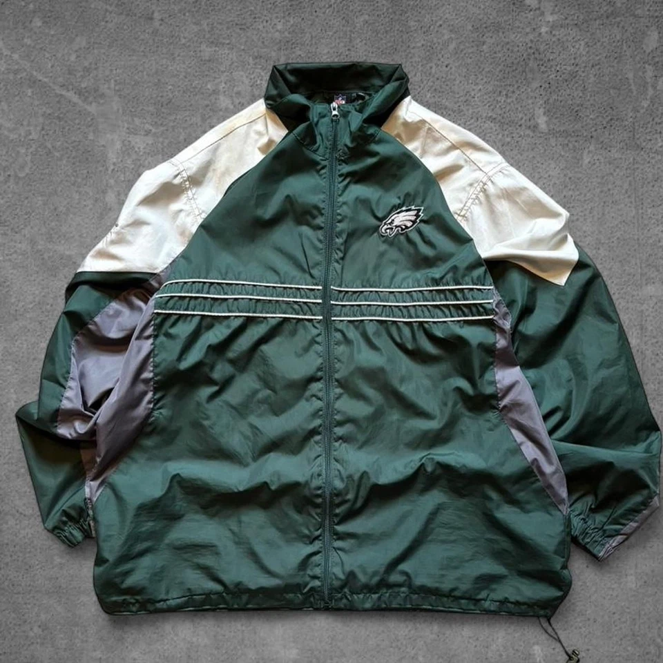 Vintage Mens NFL and Reebok Eagles Windbreaker SZ XL - Image 2 of 4
