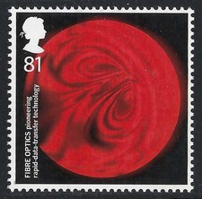 Fibre optics, rapid data transfer technology on 2015 stamp
