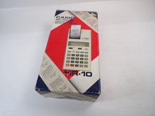 Casio HR-10 Printing Calculator Box Manual Paper Vintage Un-Tested New Old Stock