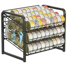 Iron Cat Food Container, Can Organizer for Pantry, Pet Food Storage Container...