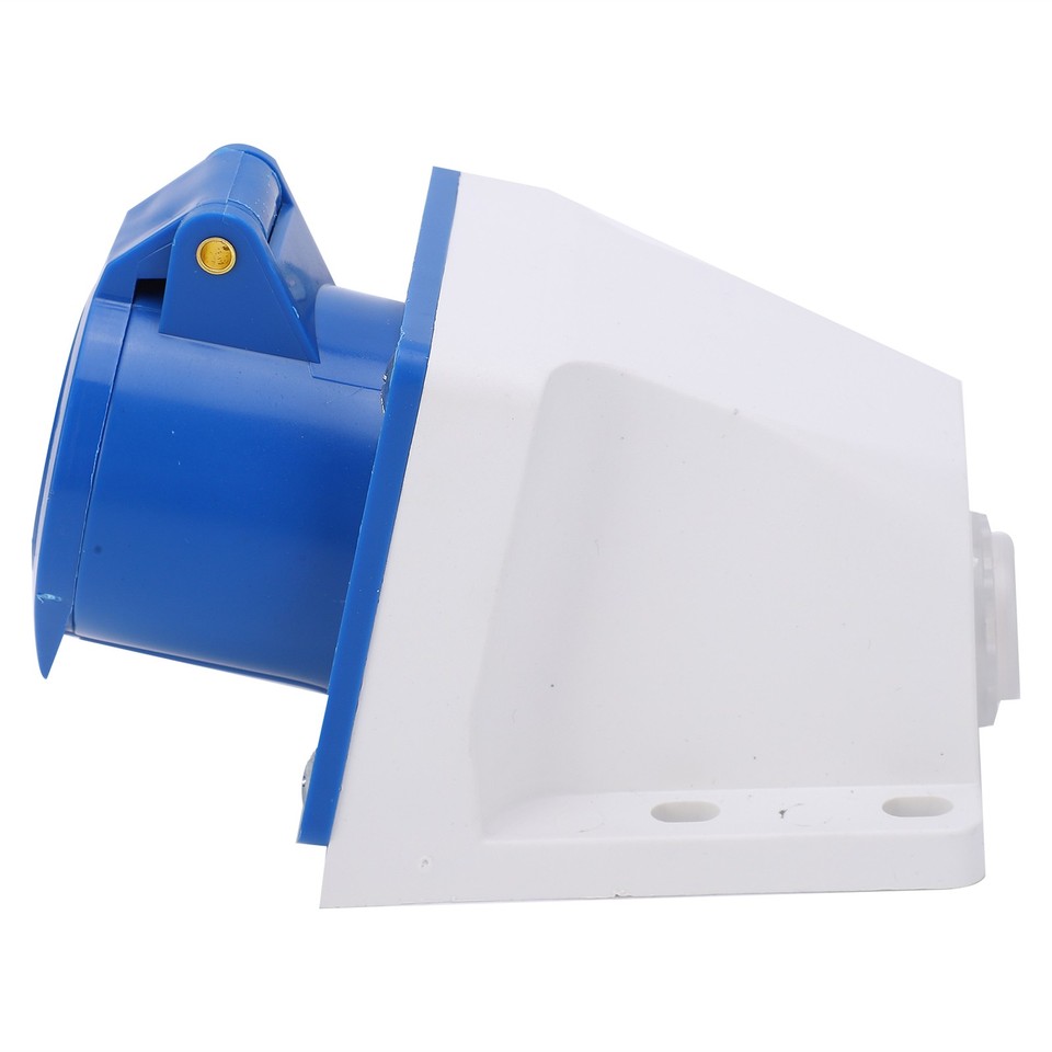 2Pcs Industrial Power Socket 3-Pin Single Phase Waterproof 16A 3 Hole ...