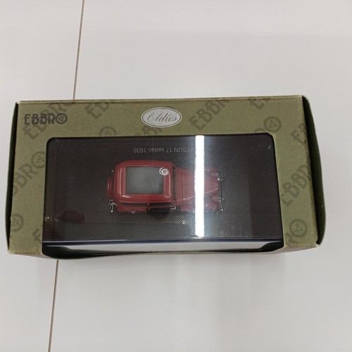 EBBRO DATSUN 17 SEDAN 1938 DARK RED 1/43 Scale - Picture 7 of 11