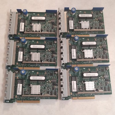 LOT OF 6, HP 4-port Ethernet 1GB 331FLR Server Adapter HSTNS-BN71 