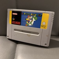 Super Mario World for SNES Super Nintendo. Cart Only. Pal