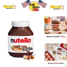 Delightful 35.3 oz Hazelnut Cocoa Spread - Perfect for Baking and Breakfast Joy