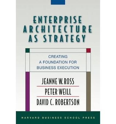 ENTERPRISE ARCHITECTURE AS STRATEGY: CREATING A FOUNDATION By Jeanne W. VG