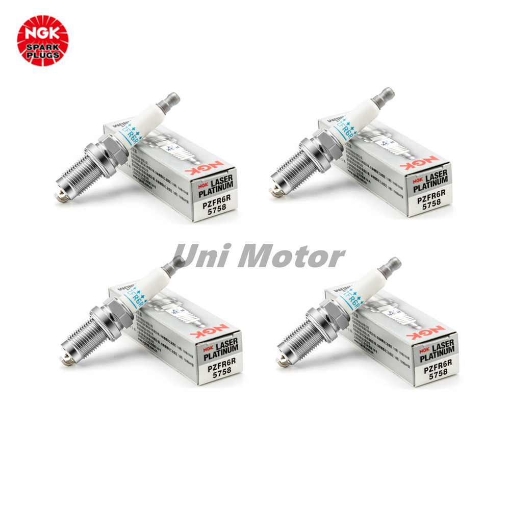 4 pcs OEM NGK Platinum Spark Plug 101905626 For Audi A3 VW GOLF JETTA TIGUAN 1.4