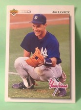 1992 Upper Deck - Jim Leyritz #117 - New York Yankees 