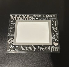 Wedding Photo Frame. 6” x 4”. New