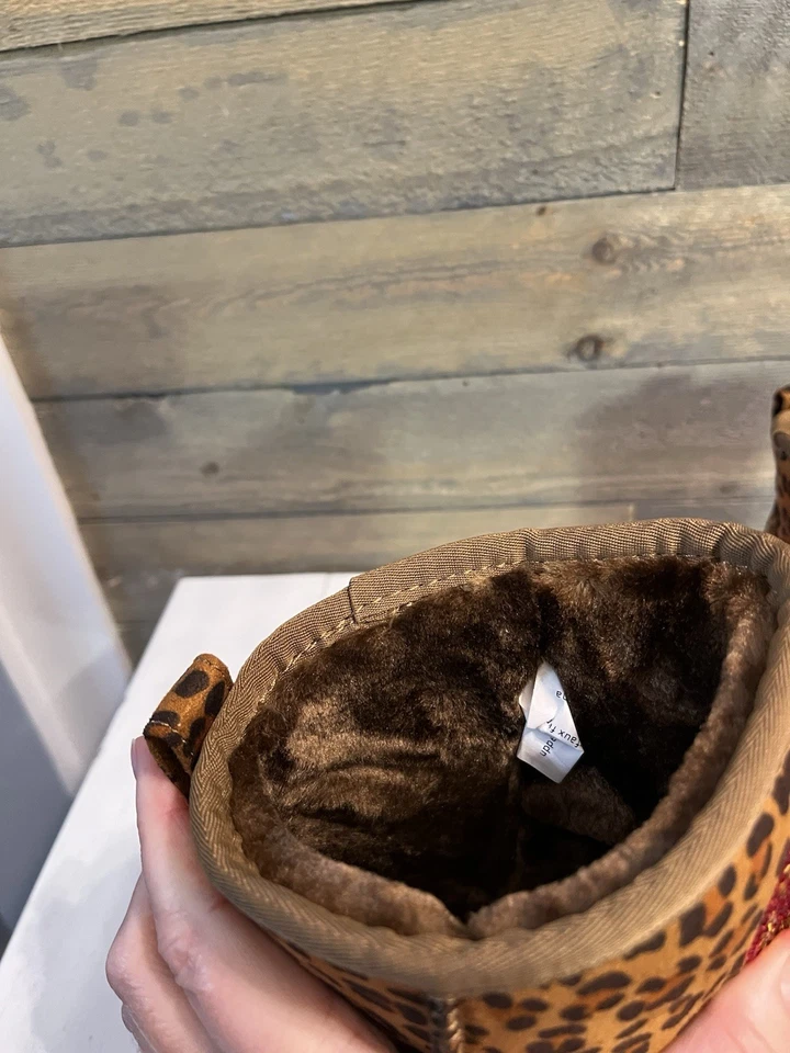 Nuevas botas Love Cuce NFL Washington Commanders talla 7 botines bling leopardo Foto 4 de 4