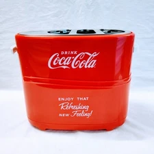 Nostalgia Coca-Cola Retro Red Hot Dog Toaster Cooker Machine